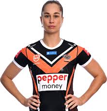 Wests Tigers NRLW Second-row and Captain Kezie Apps